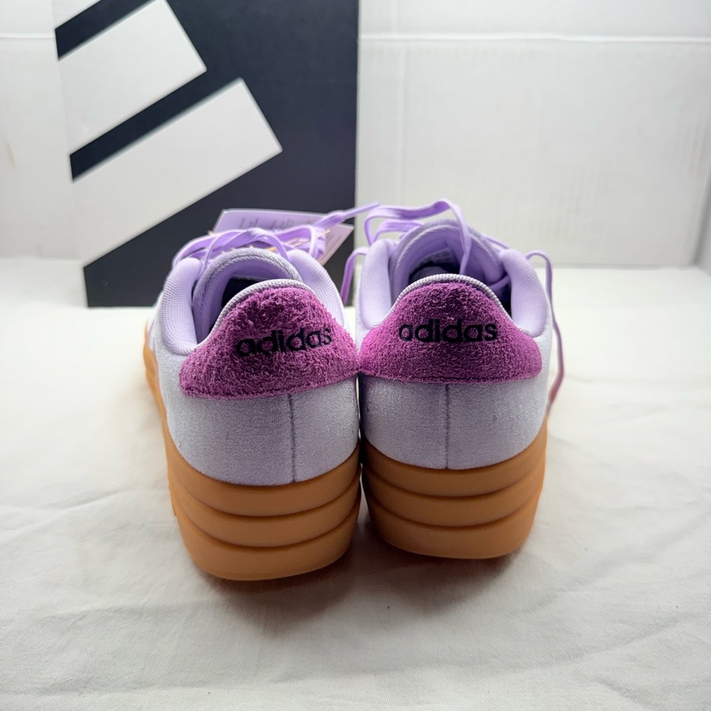 Adidas VL Court Bold Women’s 7 Purple Platform Sneakers JQ5622 NEW - Picture 5 of 9